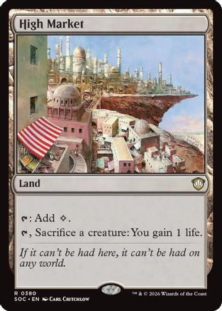 High Market  [Commander: Secrets of Strixhaven]