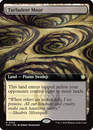 Turbulent Moor (Extended Art)  [Commander: Secrets of Strixhaven]