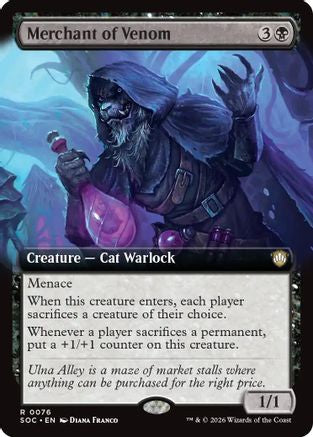 Merchant of Venom (Extended Art)  [Commander: Secrets of Strixhaven]