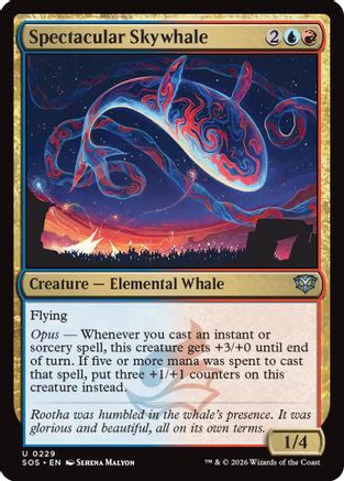 Spectacular Skywhale  [Secrets of Strixhaven] Foil
