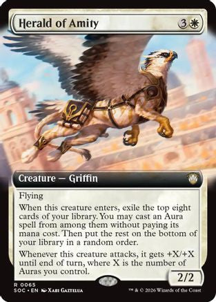 Herald of Amity (Extended Art)  [Commander: Secrets of Strixhaven]
