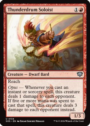 Thunderdrum Soloist  [Secrets of Strixhaven] Foil
