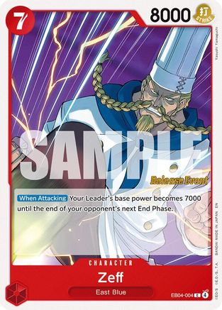 Zeff (EB04-004) - [Adventure on Kami's Island Release Event Cards]