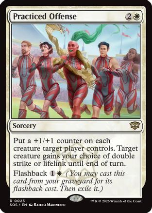 Practiced Offense  [Secrets of Strixhaven] Foil