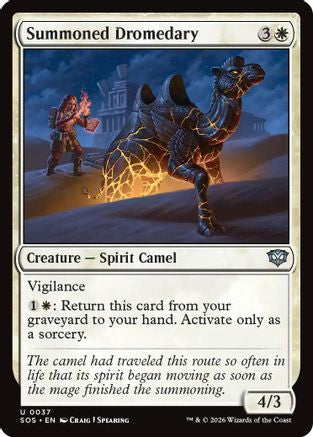 Summoned Dromedary  [Secrets of Strixhaven] Foil