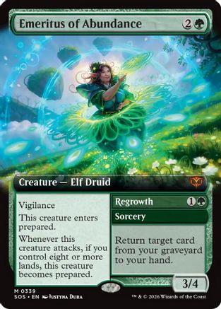 Emeritus of Abundance (Extended Art)  [Secrets of Strixhaven]