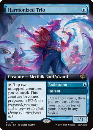 Harmonized Trio (Extended Art)  [Secrets of Strixhaven]