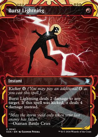 Burst Lightning  [Secrets of Strixhaven: Mystical Archive] Foil