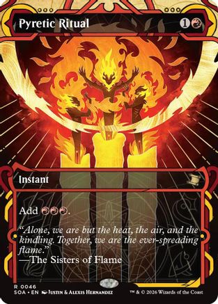 Pyretic Ritual  [Secrets of Strixhaven: Mystical Archive] Foil