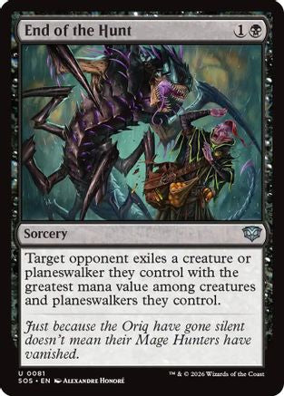 End of the Hunt  [Secrets of Strixhaven] Foil