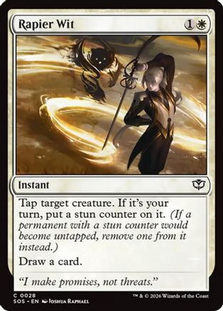 Rapier Wit  [Secrets of Strixhaven] Foil