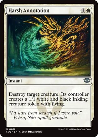 Harsh Annotation  [Secrets of Strixhaven]