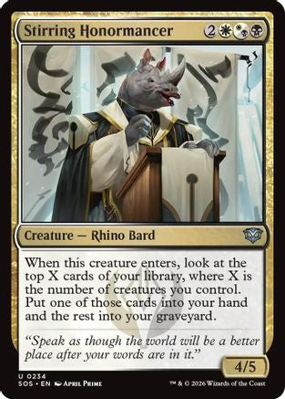 Stirring Honormancer  [Secrets of Strixhaven] Foil