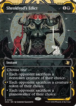 Sheoldred's Edict  [Secrets of Strixhaven: Mystical Archive] Foil