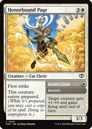 Honorbound Page  [Secrets of Strixhaven] Foil