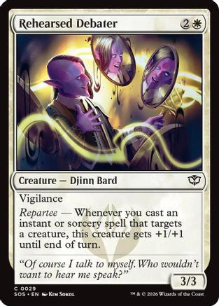 Rehearsed Debater  [Secrets of Strixhaven] Foil