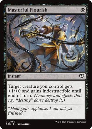 Masterful Flourish  [Secrets of Strixhaven] Foil