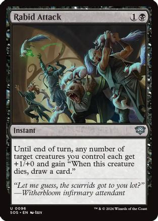 Rabid Attack  [Secrets of Strixhaven] Foil