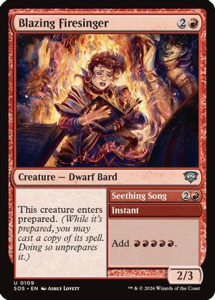 Blazing Firesinger  [Secrets of Strixhaven]