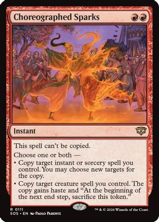 Choreographed Sparks  [Secrets of Strixhaven]