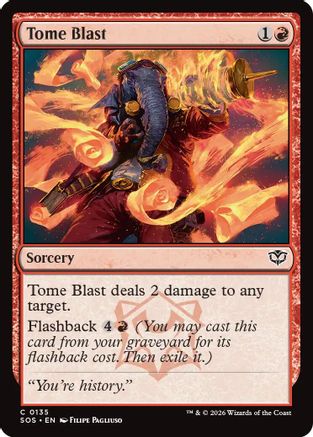 Tome Blast  [Secrets of Strixhaven] Foil