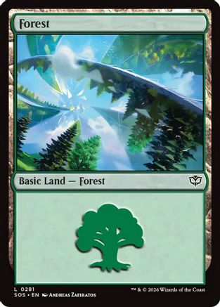 Forest (0281)  [Secrets of Strixhaven]