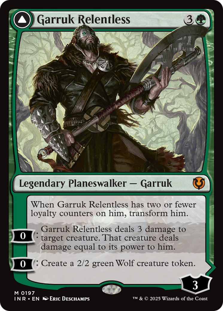 Garruk Relentless // Garruk, the Veil-Cursed [Innistrad Remastered] Foil