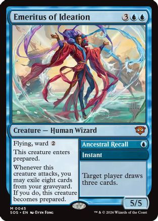 Emeritus of Ideation  [Promo Pack: Secrets of Strixhaven]