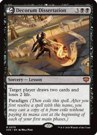 Decorum Dissertation  [Promo Pack: Secrets of Strixhaven]