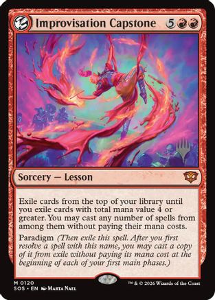 Improvisation Capstone  [Promo Pack: Secrets of Strixhaven] Foil