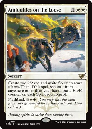 Antiquities on the Loose  [Promo Pack: Secrets of Strixhaven] Foil
