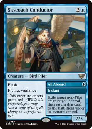 Skycoach Conductor  [Promo Pack: Secrets of Strixhaven]