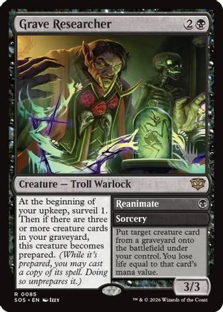 Grave Researcher  [Promo Pack: Secrets of Strixhaven]