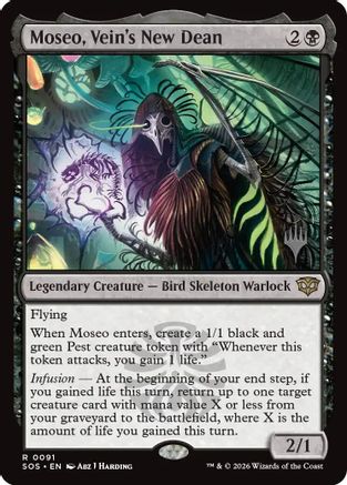 Moseo, Vein's New Dean  [Promo Pack: Secrets of Strixhaven] Foil