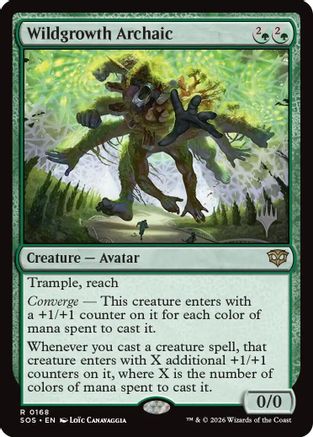 Wildgrowth Archaic  [Promo Pack: Secrets of Strixhaven]