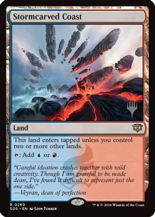 Stormcarved Coast  [Promo Pack: Secrets of Strixhaven]