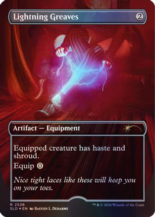 Lightning Greaves (2526)  [Secret Lair Drop Series] Foil