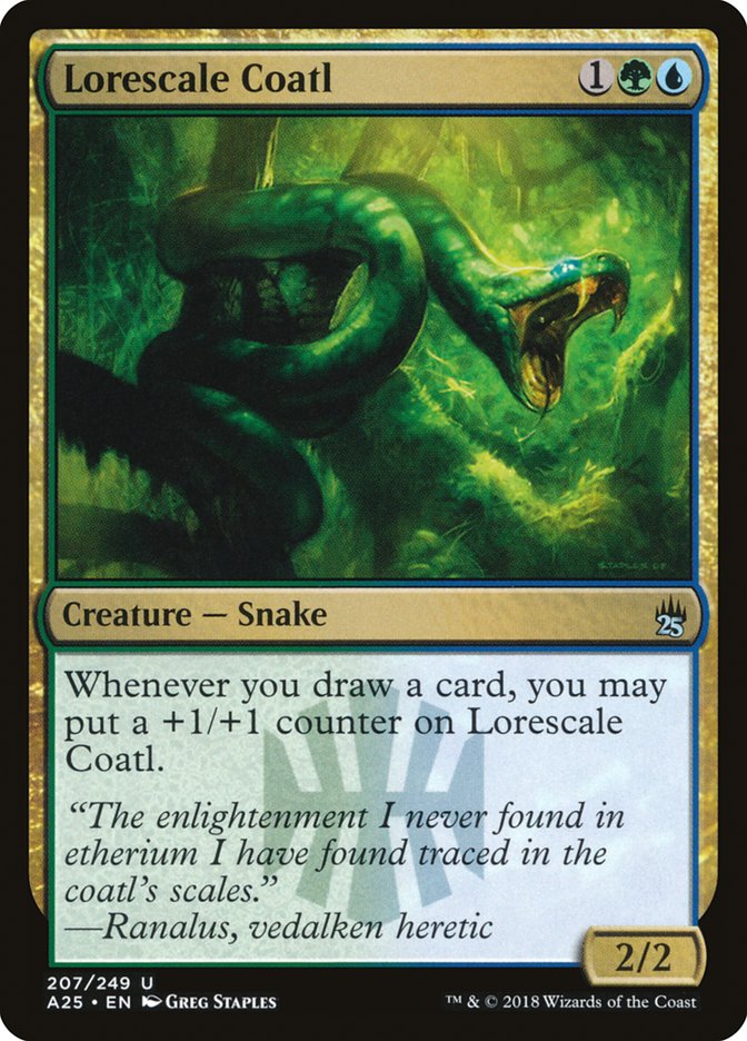 Lorescale Coatl [Masters 25] Foil