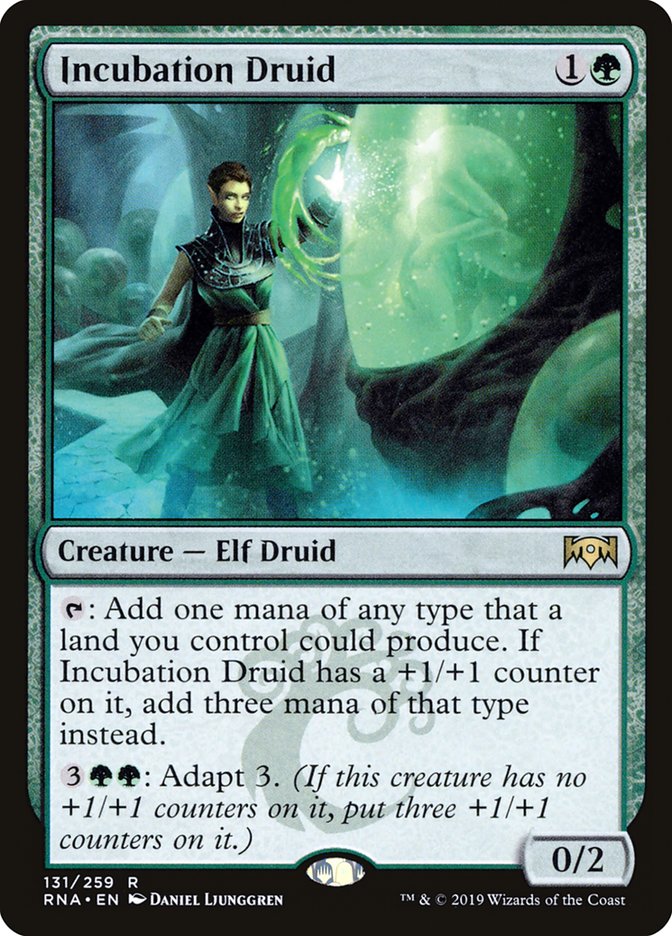 Incubation Druid [Ravnica Allegiance] Foil