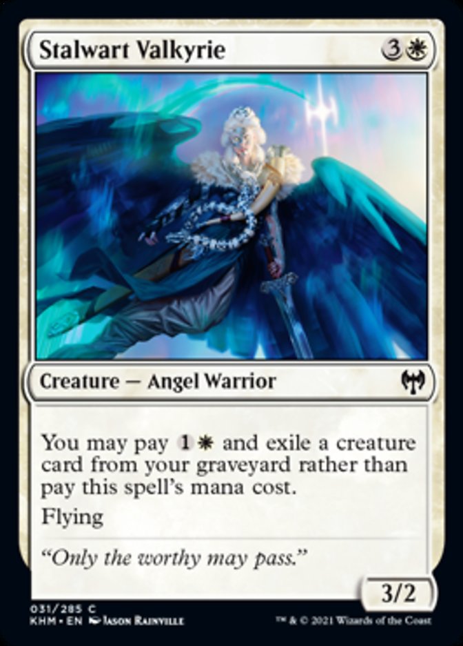 Stalwart Valkyrie [Kaldheim] Foil