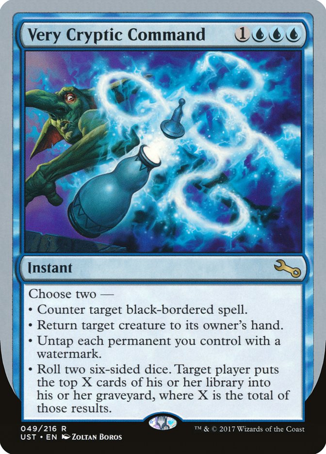 Very Cryptic Command (Counter) [Unstable] Foil