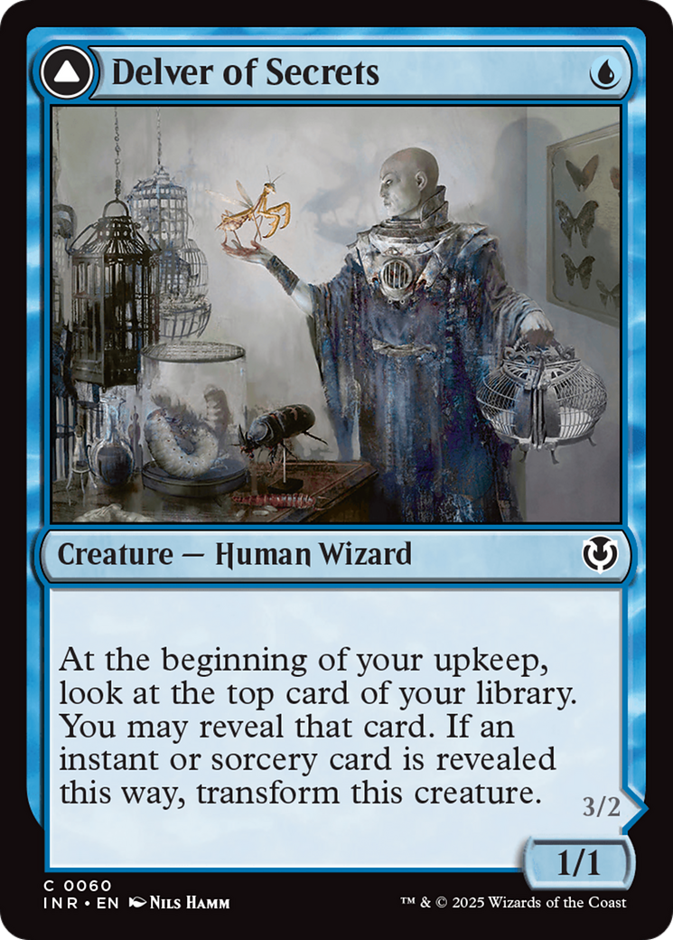 Delver of Secrets // Insectile Aberration [Innistrad Remastered] Foil