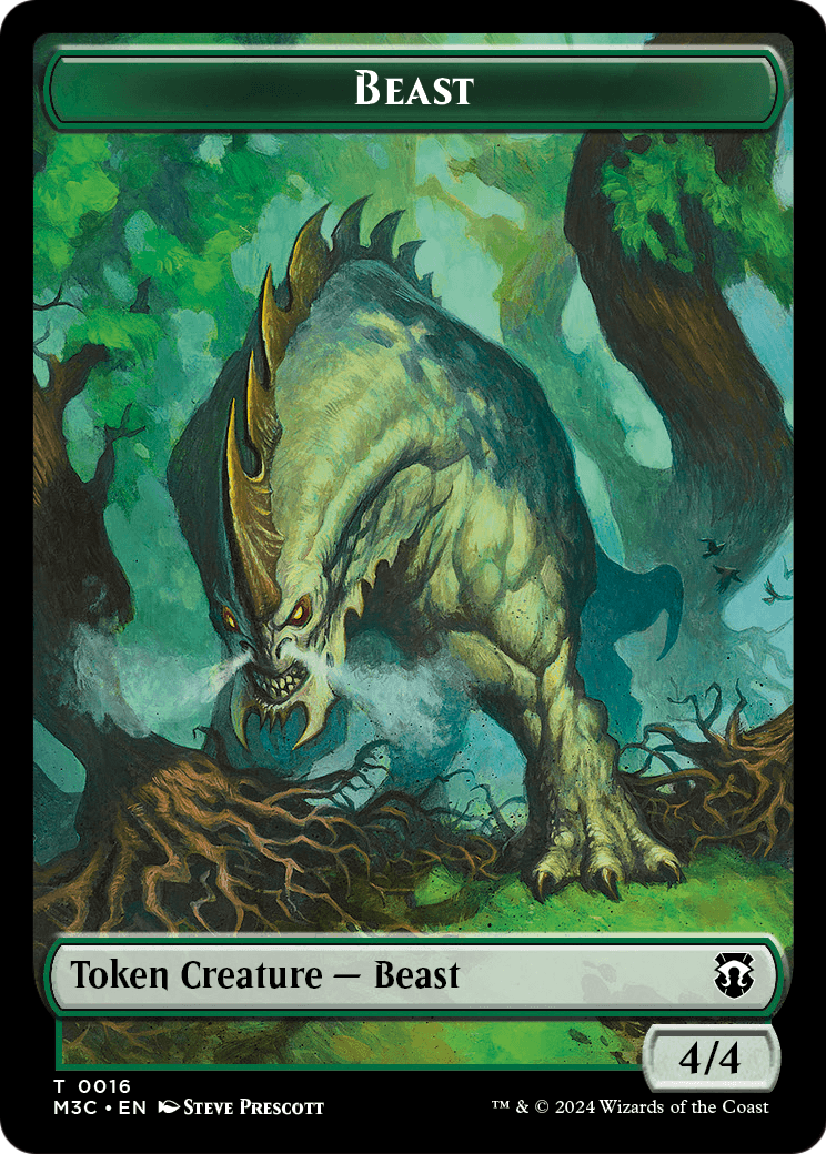 Beast  [Modern Horizons 3 Commander Tokens] Foil