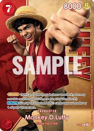 Monkey.D.Luffy - P-140 (Premium Card Collection -Live Action Edition Vol.2 Straw Hat Crew-) (P-140) - [One Piece Promotion Cards] Foil