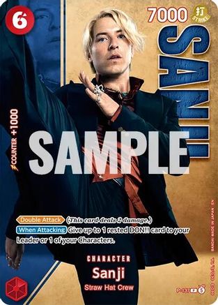 Sanji - P-137 (Premium Card Collection -Live Action Edition Vol.2 Straw Hat Crew-) (P-137) - [One Piece Promotion Cards] Foil