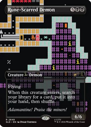 Rune-Scarred Demon  [Secret Lair Drop Series] Foil