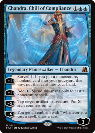 Chandra, Chill of Compliance  [Reality Fracture] Foil