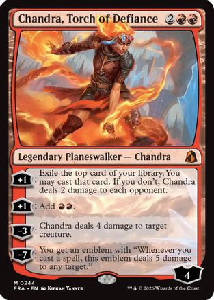 Chandra, Torch of Defiance  [Reality Fracture] Foil