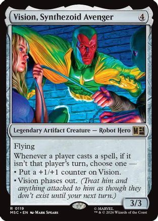 Vision, Synthezoid Avenger  [Marvel Super Heroes]