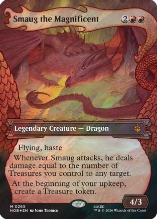 Smaug the Magnificent (Showcase) (Surge Foil)  [The Hobbit] Foil